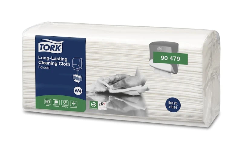 Puhastuslapp TORK, eriti vastupidav, 90479, 1 kiht, 41cm x 35,5cm, valge värv
