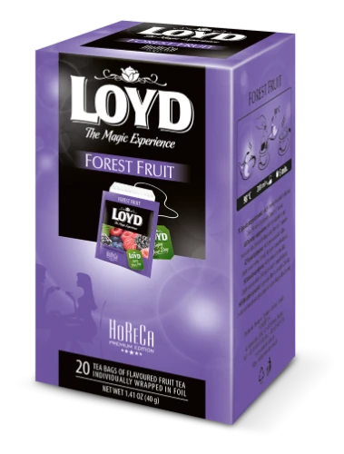Must tee LOYD Horeca metsamarjamaitseline 20 x 2g