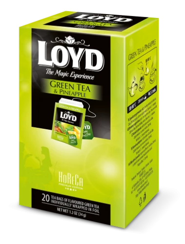 Roheline tee LOYD Horeca ananassimaitseline 20 x 2g