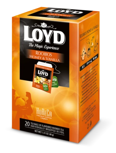 Punane Tee LOYD Horeca rooibos-mesi-vanilje 20 x 2g