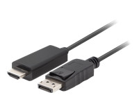 LANBERG Cable DP M v1.1->HDMI M 1m