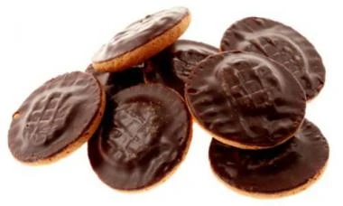 Glasuuritud  küpsised, apelsinitäidisega 0,9 kg