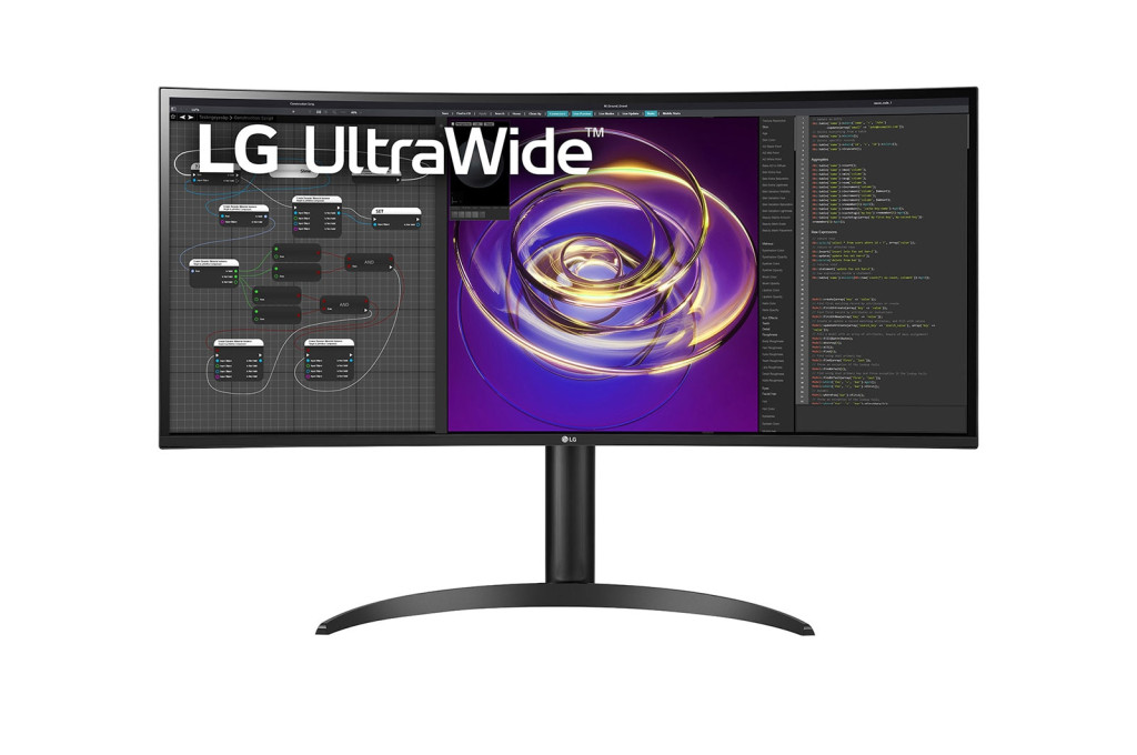 LG | Curved Monitor | 34WP85CP-B | 34 " | IPS | QHD | 21:9 | 60 Hz | 5 ms | Warranty  month(s) | 3440 x 1440 | 300 cd/m² | HDMI ports quantity 2 | Black