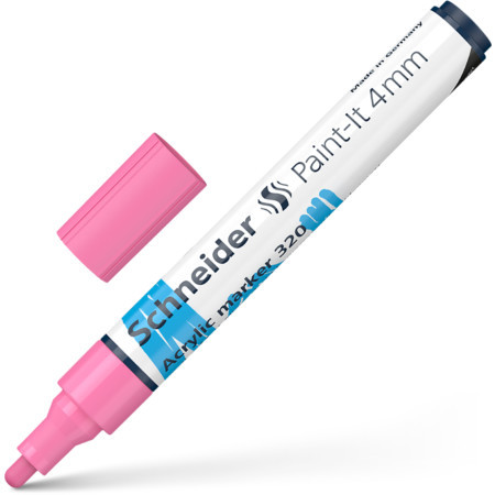 Akrüülmarker SCHNEIDER Paint-it 320, 4mm, pastelne roosa