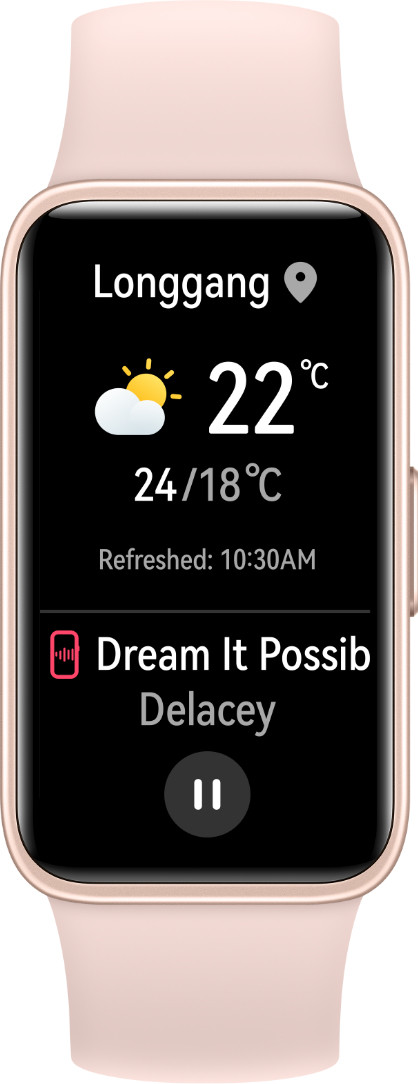 Huawei | Band 8 | Smart watch | AMOLED | Touchscreen | Heart rate monitor | Waterproof | Bluetooth | Sakura Pink