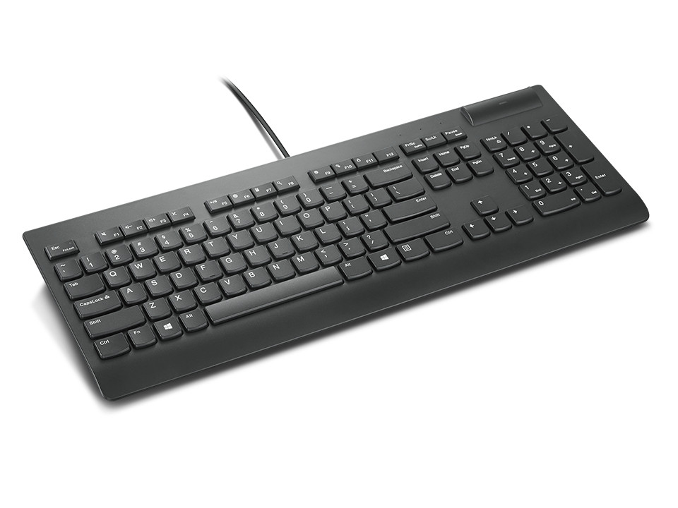 Lenovo | Keyboard II | Smartcard | Smartcard keyboard | Wired | US | Black | USB | 978 g