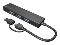 NATEC USB-C Hub Mayfly 4-port + adapter
