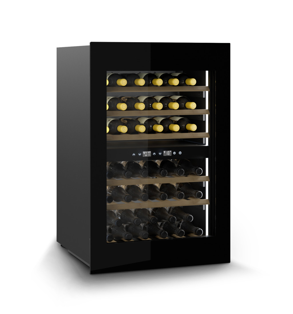 Caso | Wine Cooler | WineDeluxe WD 41 | Energy efficiency class F | Built-in | Bottles capacity 41 | Black