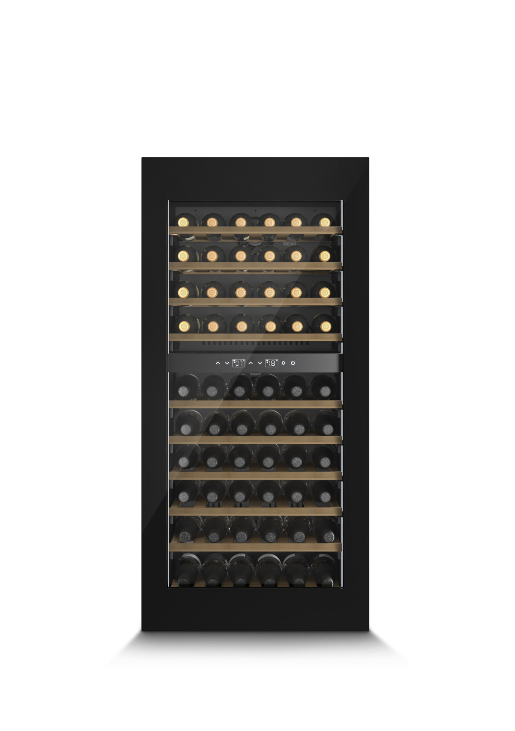Caso | Wine Cooler | WineDeluxe WD 60 | Energy efficiency class F | Built-in | Bottles capacity 60 | Cooling type | Black
