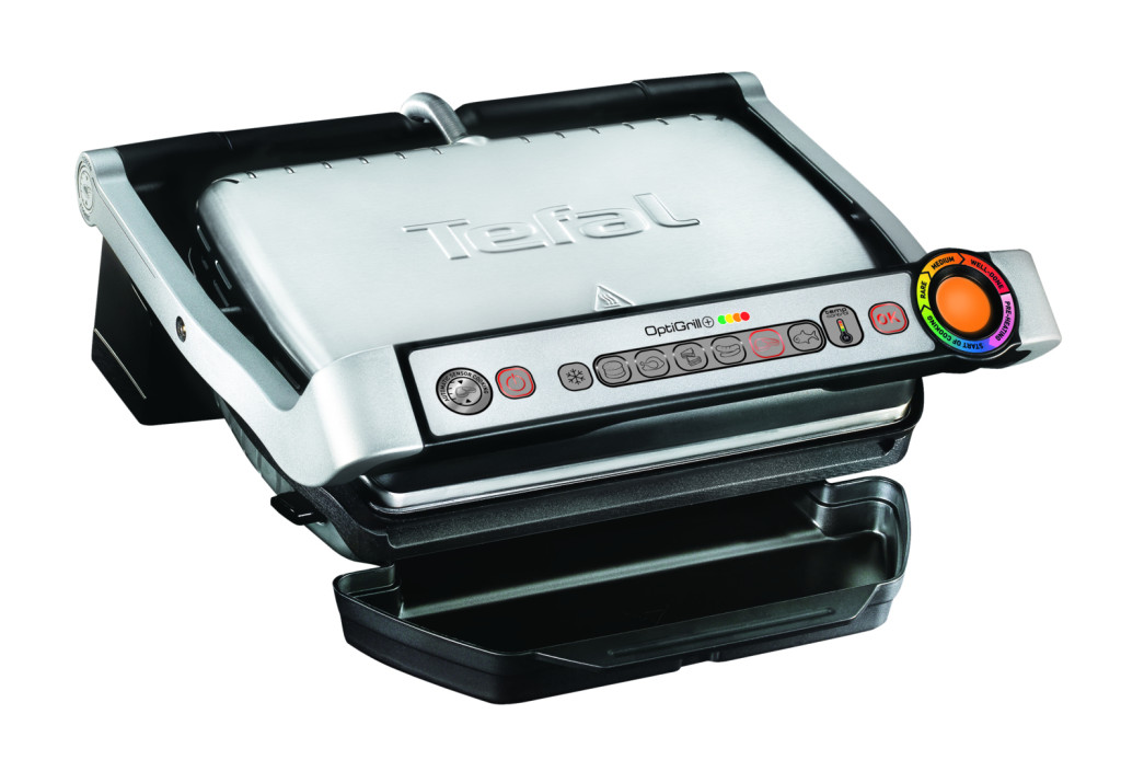 TEFAL | OptiGrill+ + Waffle plate set | GC716D12 | Electric Grill | 2000 W | Silver