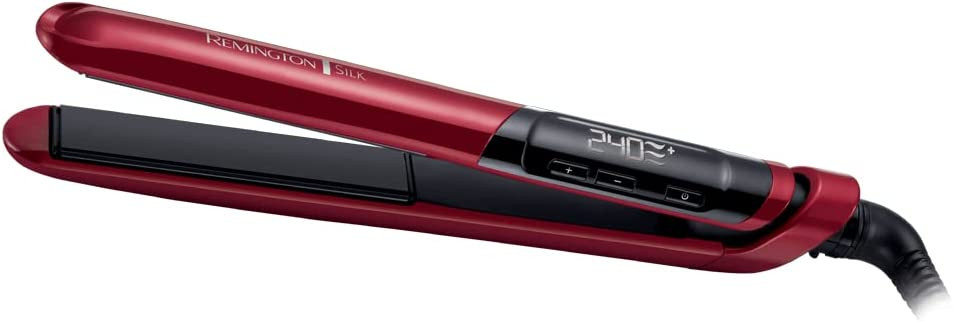 Remington | Silk Hair Straightener | S9600 | Warranty 24 month(s) | Ceramic heating system | Display Digital | Temperature (min) 150 °C | Temperature (max) 240 °C | Red