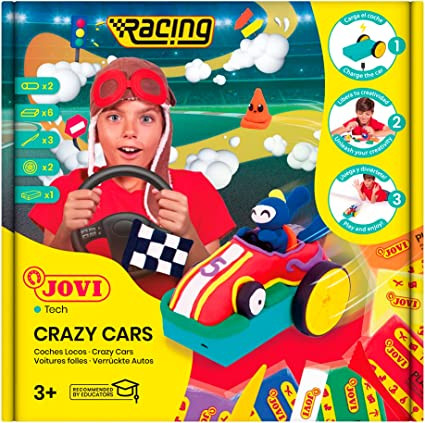 Plastiliinid  Jovitech Crazy Cars Racing