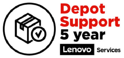 Lenovo | 5Y Depot/CCI Support (Upgrade from 2Y Depot/CCI Support) | Warranty | 5 year(s)