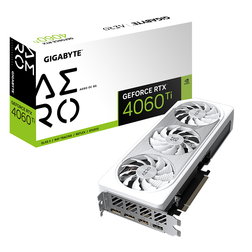 Gigabyte | GV-N406TAERO OC-8GD 1.0 | NVIDIA | 8 GB | GeForce RTX 4060 Ti | GDDR6 | HDMI ports quantity 2 | PCI-E 4.0 | Memory clock speed 18000 MHz
