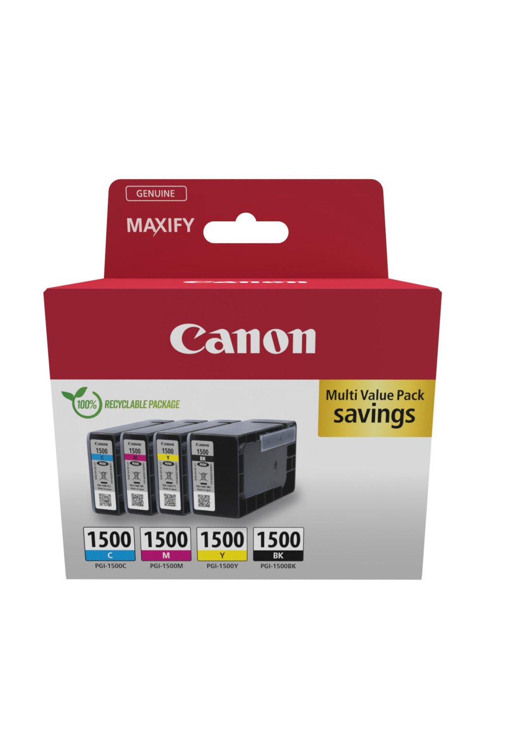 Canon 9218B006 tindikassett 4 tk Originaal Must, Tsüaan, Magenta, Kollane