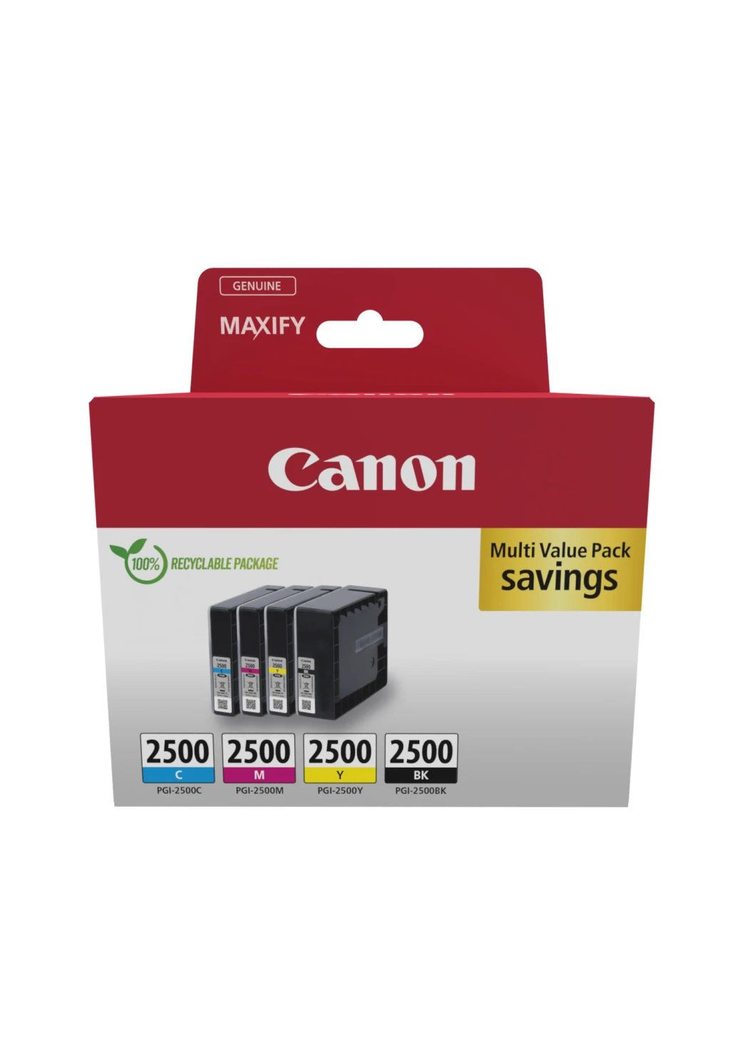 Canon 9290B006 tindikassett 4 tk Originaal Must, Tsüaan, Magenta, Kollane