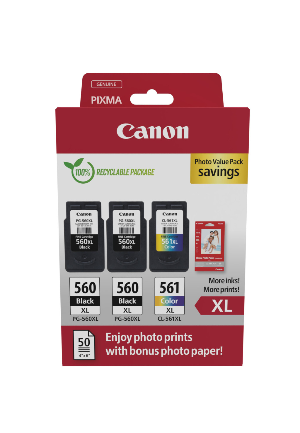 CANON PG-560XLx2/CL-561XL Ink Cartridge