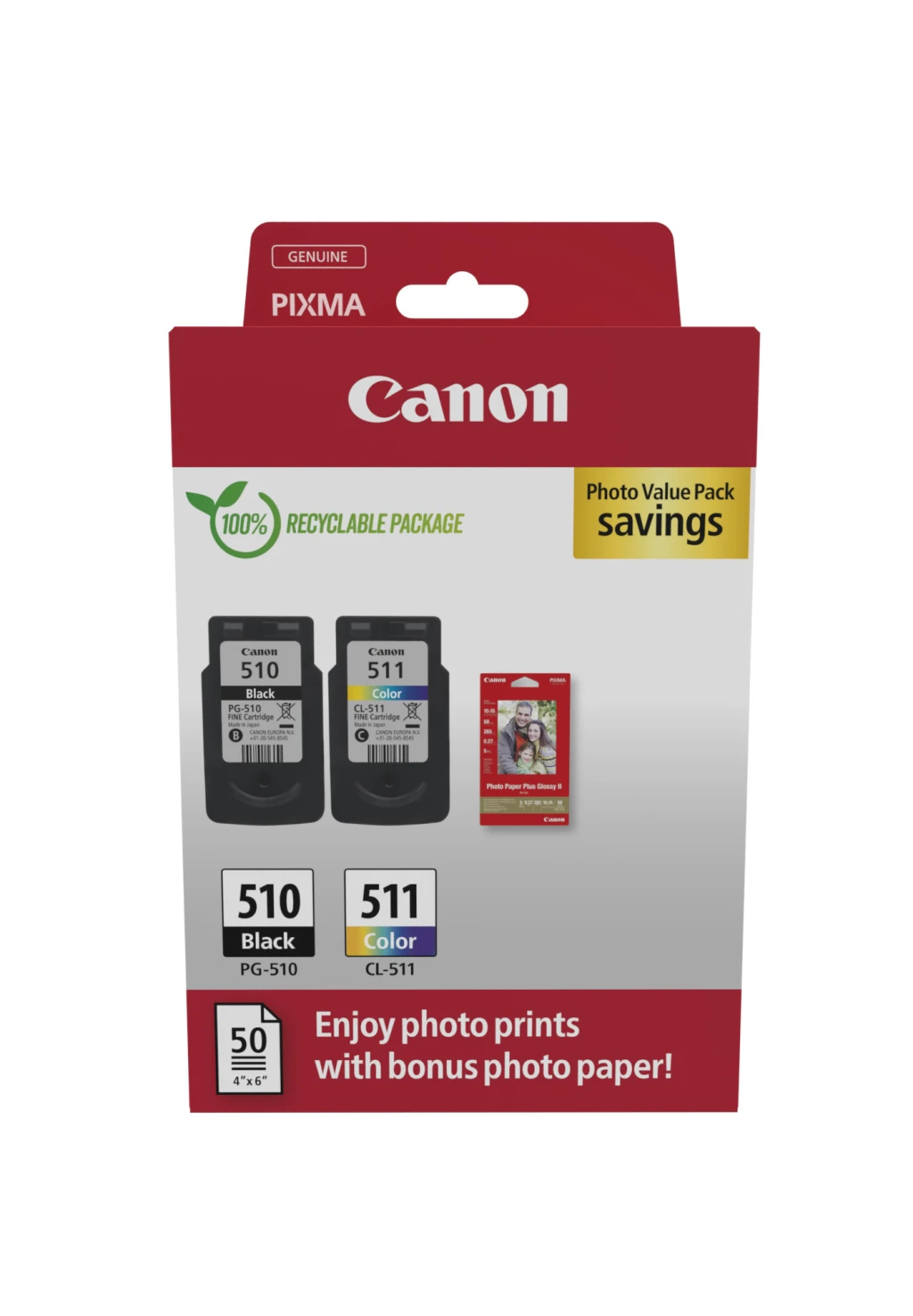 CANON PG-510/CL-511 Ink Cartridge PVP