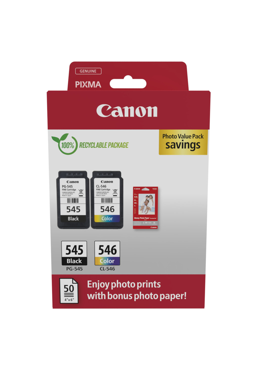 CANON PG-545/CL-546 Ink Cartridge PVP