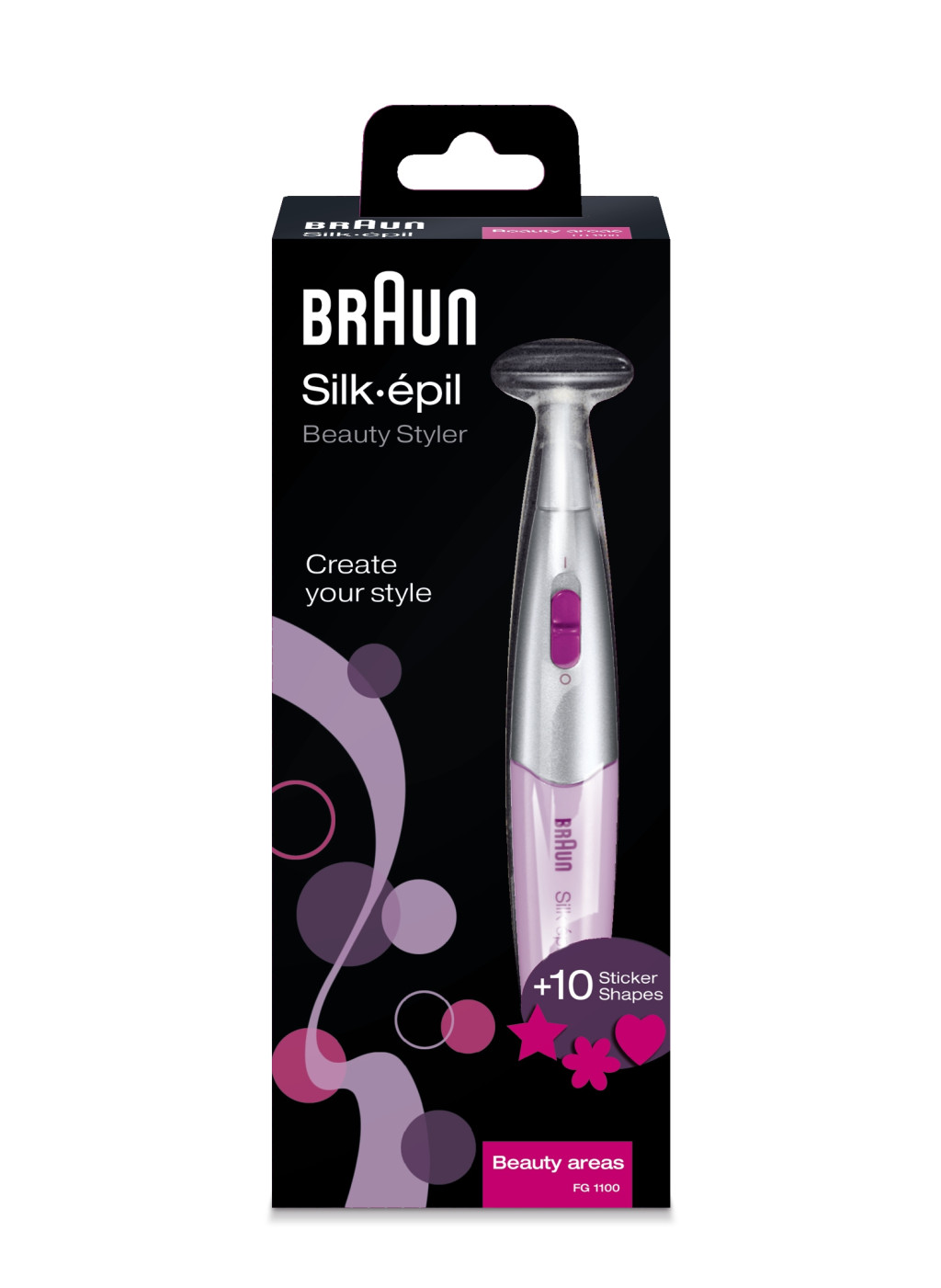 Braun | Shaver | SilkFinish FG1100 | Operating time (max)  min | Number of power levels 1 | AAA | Pink