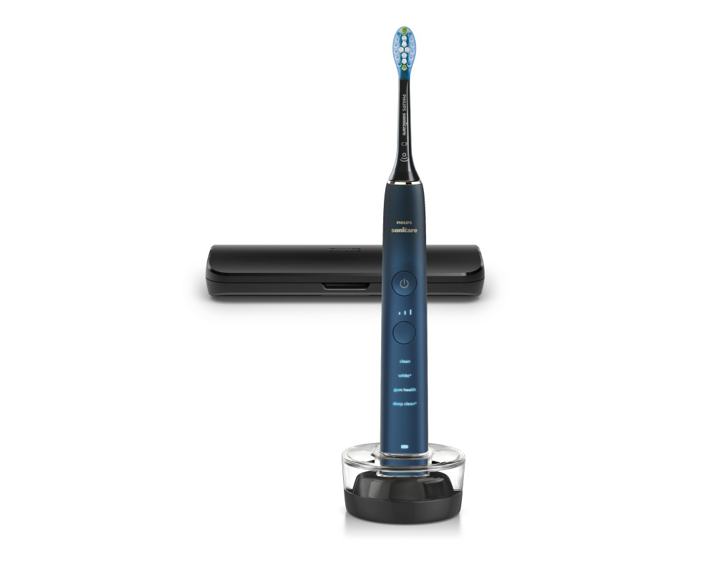 Philips HX9911/88 Philips Sonicare DiamondClean 9000 Electric toothbrush with app, Blue | Philips | Electric Toothbrush with app | HX9911/88 Sonicare DiamondClean 9000 | Rechargeable | For adults | Number of brush heads included 1 | Number of teeth brushing modes 4 | Sonic technology | Dark Blue