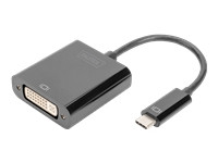 DIGITUS USB Type-C to DVI Adapter 10cm