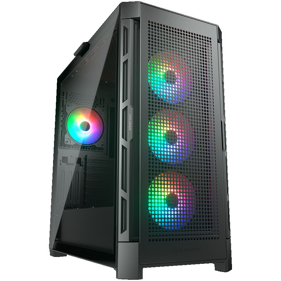 COUGAR | Duoface Pro RGB | PC Case | Mid Tower / TG & Airflow Front Panel / 4 x ARGB Fans / TG Left Panel