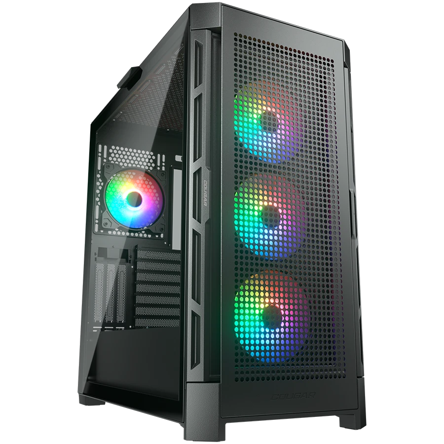 COUGAR DUOFACE PRO RGB PC Case, Mid Tower, Black