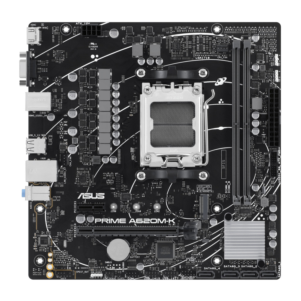 ASUS PRIME A620M-K AM5 DDR5 mATX MB