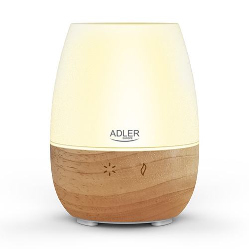 Adler | Ultrasonic Aroma Diffuser | AD 7967 | Ultrasonic | Suitable for rooms up to 25 m² | Brown/White