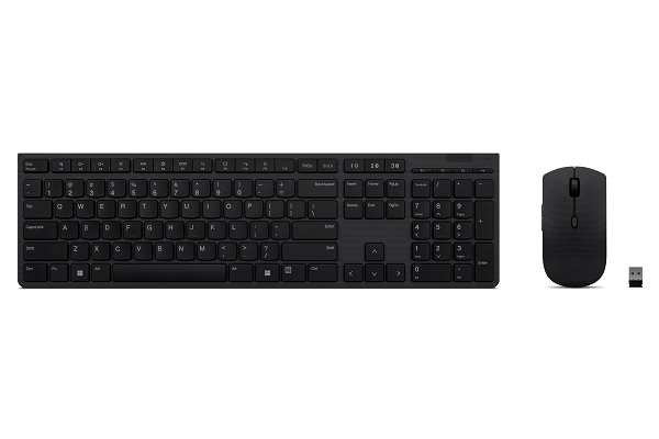 Lenovo | Professional Wireless Rechargeable Combo Keyboard and Mouse | Keyboard and Mouse Set | Wireless | Mouse included | Lithuanian | Bluetooth | Grey