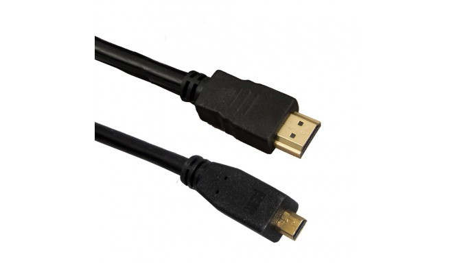 Esperanza EB203 Micro HDMI-> HDMI kaabel V.1.4B,1.5M, must