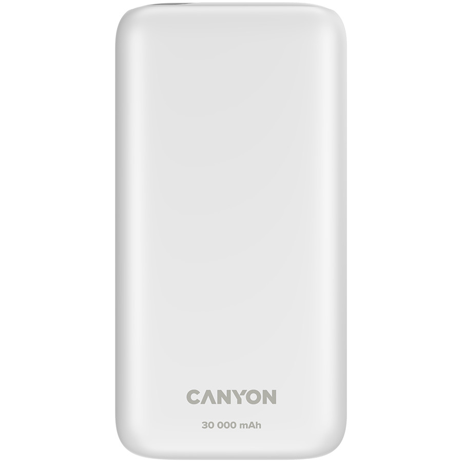 CANYON power bank PB-301 LED 30000 mAh PD 20W QC 3.0 White