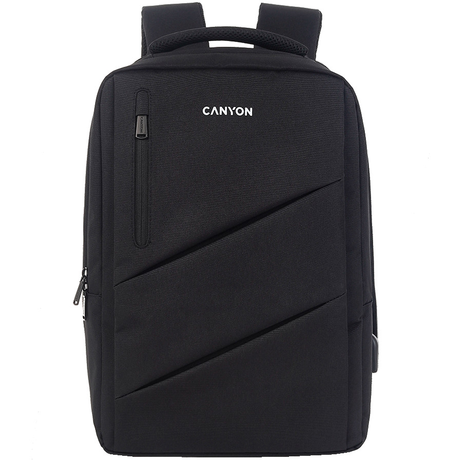 CANYON backpack BPE-5 Urban USB 15.6'' Black