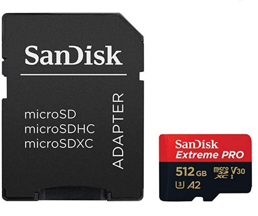 MEMORY MICRO SDXC 512GB UHS-I/W/A SDSQXCD-512G-GN6MA SANDISK