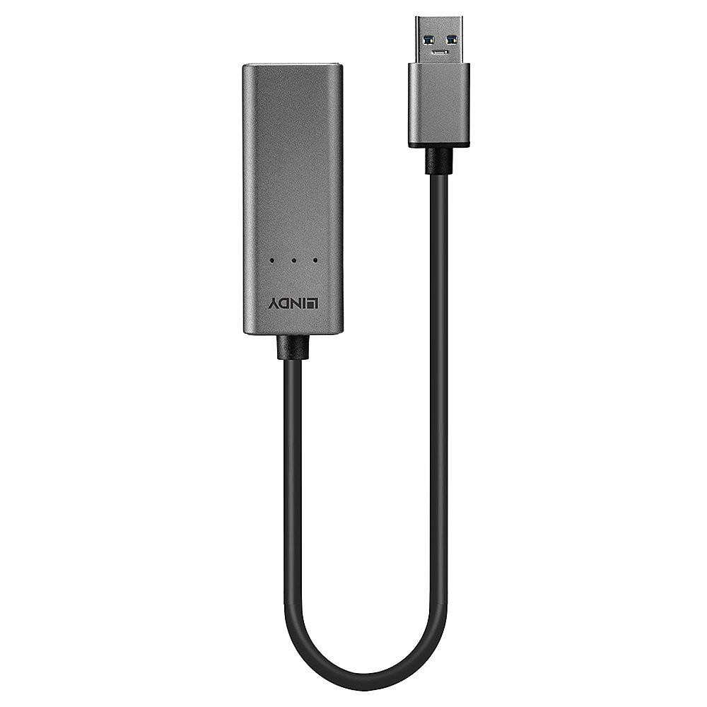 Lindy 43313 kaabli soomuutja USB-A RJ-45 Hõbe