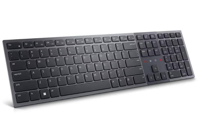 DELL KB900 klaviatuur RF juhtmeta ühendus + Bluetooth QWERTY US rahvusvaheline Grafiit