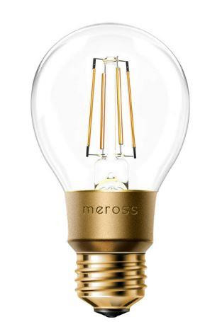 Smart Light Bulb|MEROSS|Power consumption 6 Watts|2700 K|Beam angle 180 degrees|MSL100HK(EU)