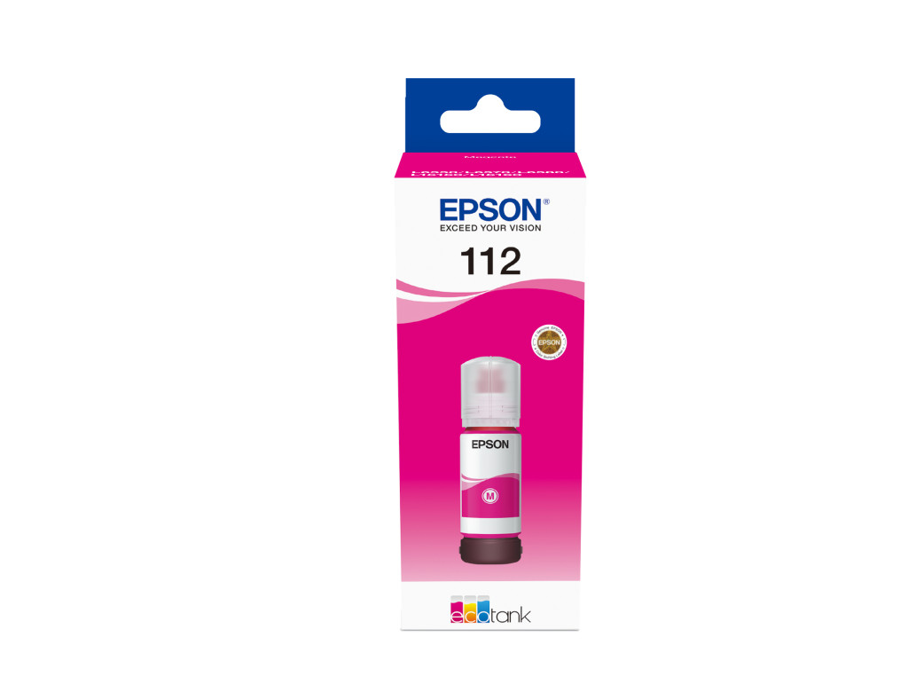 EPSON 112 EcoTank Pigment Magenta ink bo