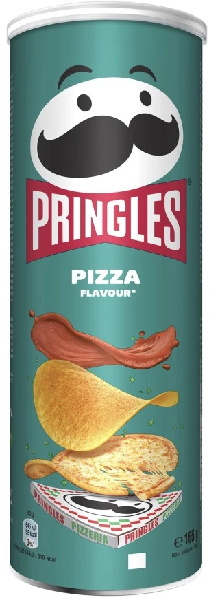 Kartulikrõpsud Pizza PRINGLES, 165 g (kogus 2 tükki)