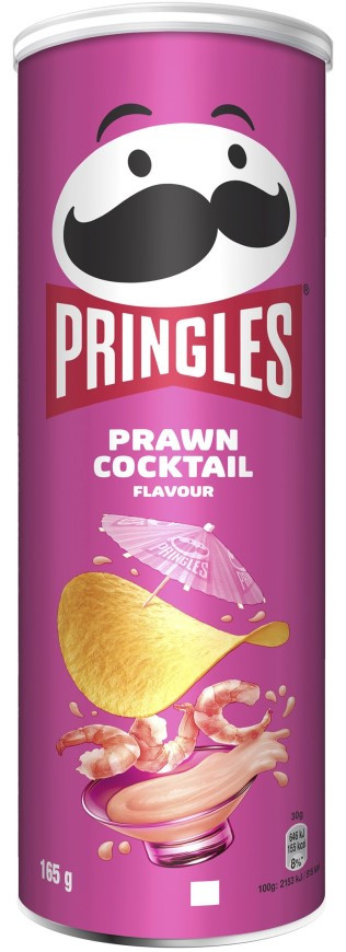 Kartulikrõpsud Snack PRINGLES Prawn Coctail, 165g (kogus 2 tükki)
