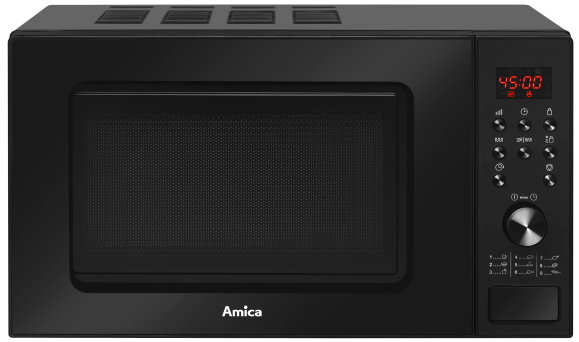 Amica Microwave AMGF20E1GB Free standing, 700 W, Grill, Black