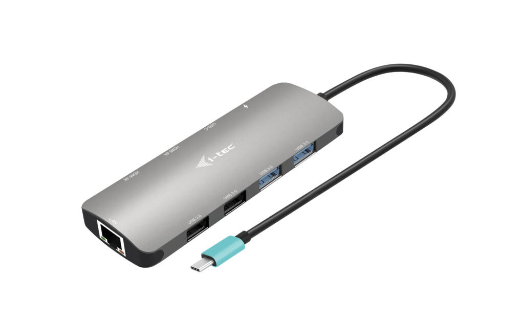 I-TEC USB-C Metal Nano Dock 2x HDMI + PD