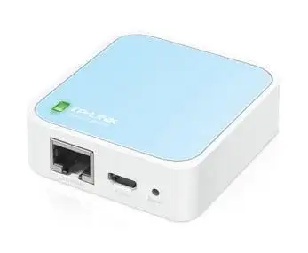 TP-Link TL-WR802N juhtmevaba ruuter Kiire Ethernet Üks sagedusala (2,4 GHz) Sinine, Valge