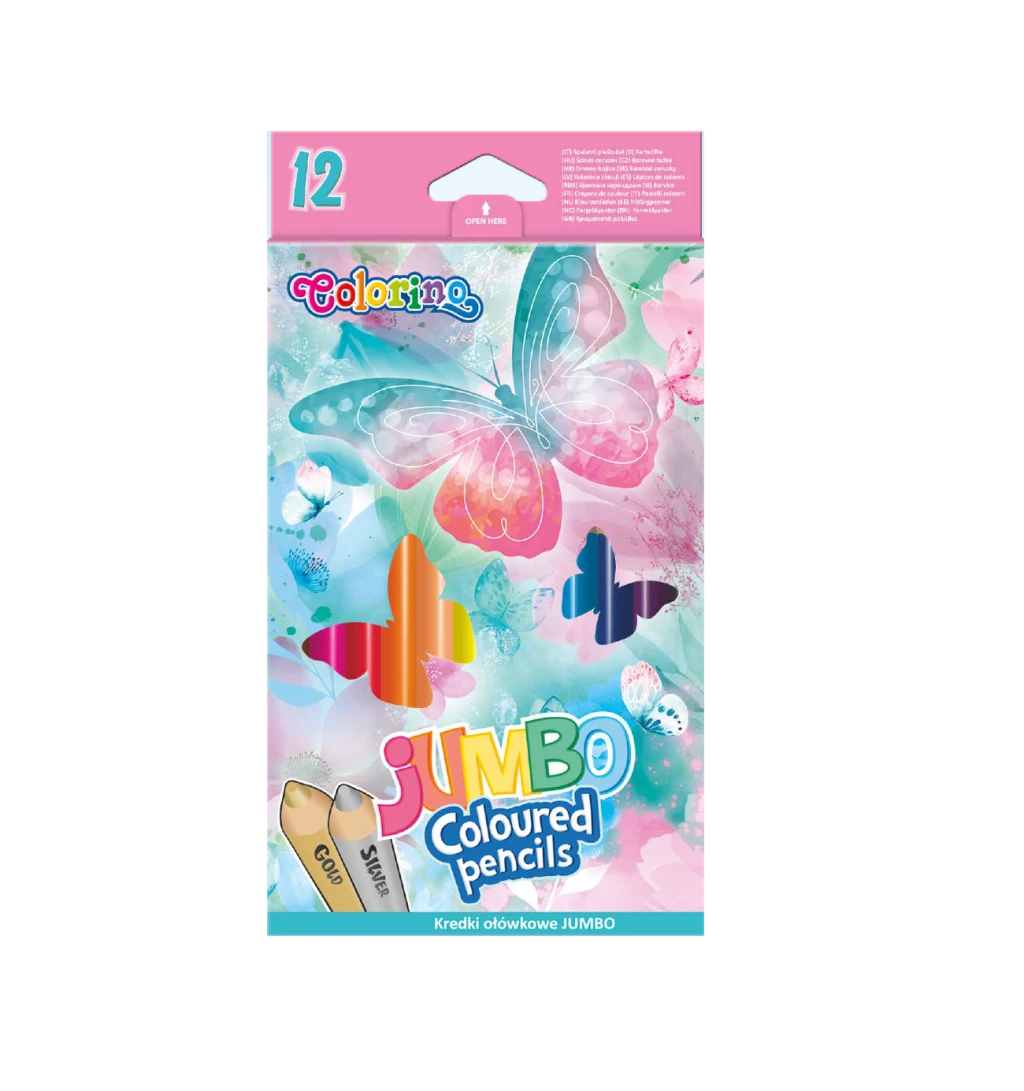 Värvipliiatsid Colorino Jumbo, 12tk