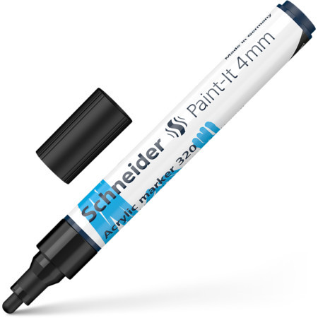 Akrüülmarker SCHNEIDER Paint-it 320, 4mm, must