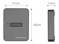 GEMBIRD Desktop USB Type-C M.2 SATA NVME