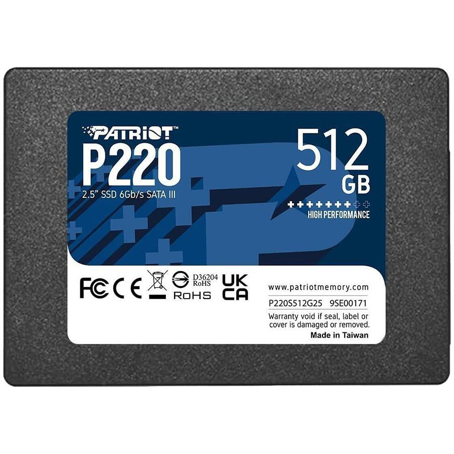 Patriot SSD P220 512GB SATA3 2,5''