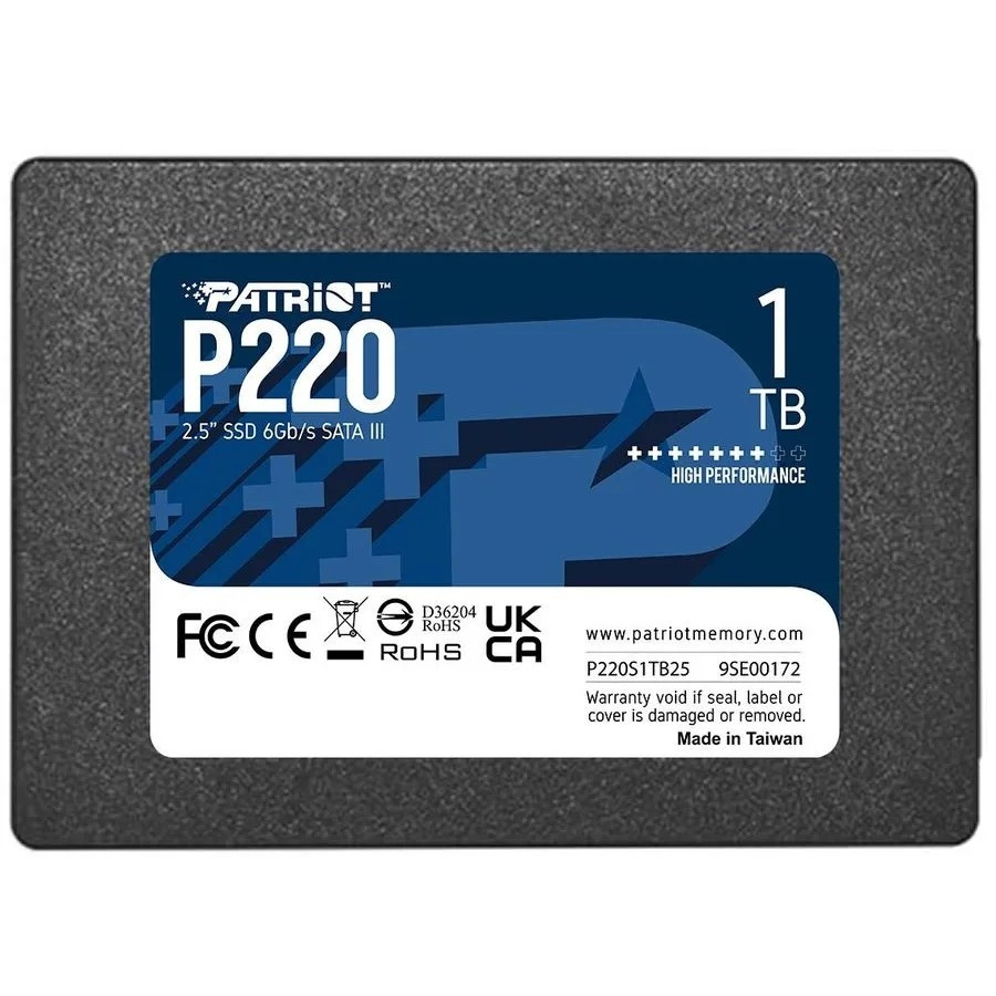 Patriot SSD P220 1TB SATA3 2,5''