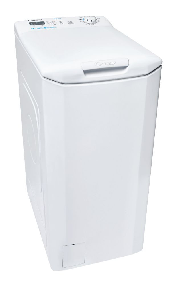 Candy | Washing Machine | CST 26LET/1-S | Energy efficiency class D | Top loading | Washing capacity 6 kg | 1200 RPM | Depth 60 cm | Width 41 cm | Display | LED | NFC | White